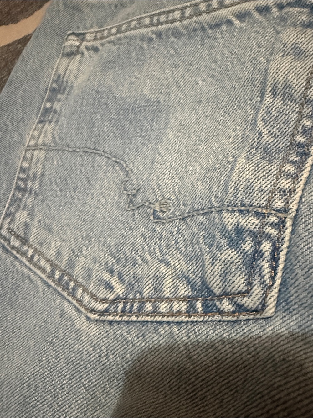 Free People We The Free Eden High Waist Slouchy Baggy Wide Leg Jeans SZ 30 - Picture 6 of 7
